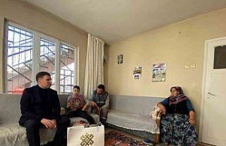 Başkan Şehirli’den Yeni yılın ilk ziyaret kazazede...