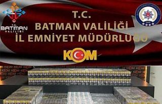 Batman’da bin 940 paket gümrük kaçağı sigara...