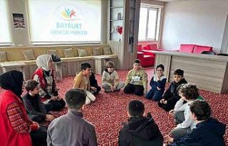 Bayburt Gençlik Merkezi’nin yarıyıl tatilindeki...