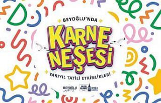 Beyoğlu’nda öğrencilerin ‘Karne Neşesi’...