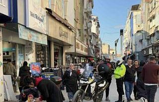 Bir saatte 127 bin lira: Yayalara ayrılan alana motosikletle...