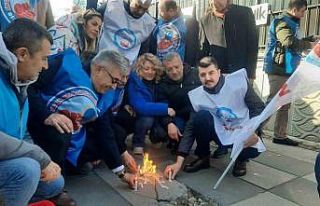 Birleşik Kamu-İş’ten TÜİK önünde eylem