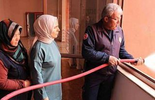 Büyükşehir personeline yangın eğitimi