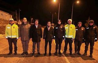 Çameli protokolü yeni yıla görev başında giren...