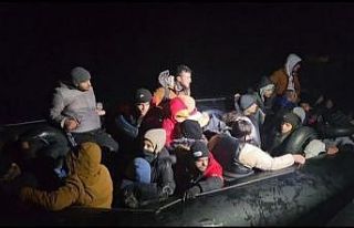 Çanakkale’de 35 kaçak göçmen yakalandı