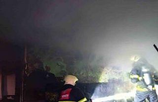 Çıkan ev yangını korkuttu