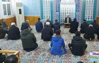 Çine’de vatandaşlar sabah namazında buluştu