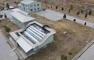 Çorum Belediyesi bünyesindeki su arıtma tesisinde...