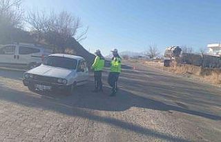 Çüngüş’te trafik denetimi