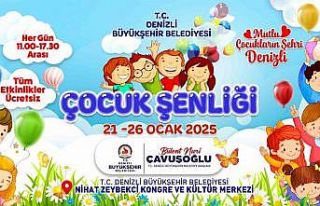 Denizli Büyükşehirden çocuklara şenlik müjdesi