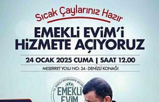 Denizli Emekli Evim hizmete açılıyor