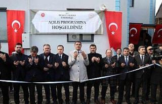 Depremde yıkılan caminin yerine yapıldı