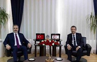 Dışişleri Bakanı Fidan, KKTC’de mevkidaşı...