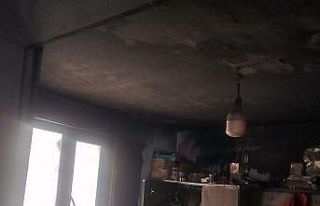 Diyadin’de ev yangını