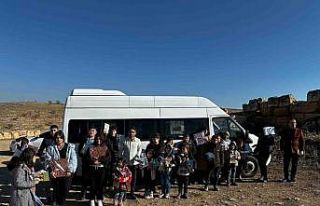 Diyarbakır’da çocuklar Zerzevan Kalesi’ni gezdi