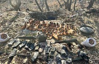 Diyarbakır’da terör örgütüne ait malzemeler...