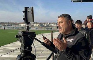 Doğaçlama maç sunan sunucu herkesi güldürdü