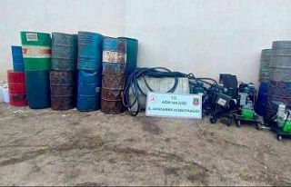 Doğubayazıt’ta 2 bin litre kaçak akaryakıt ele...