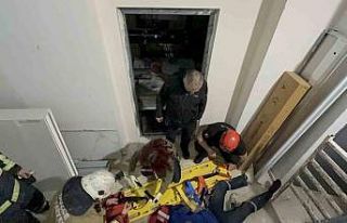 Düzce’de inşaat halindeki binada asansör düştü:...