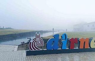 Edirne’de etkili olan sis yaşamı olumsuz etkiledi:...