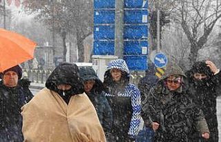 Edirne’de kar yağışı etkisini sürdürüyor