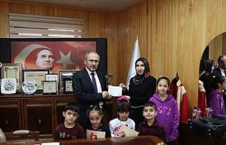 Elazığ’da öğrencilerden Filistin’e destek