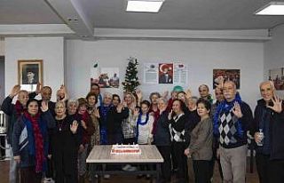 Emekliler, yeni yıla emekli evlerinde girdi