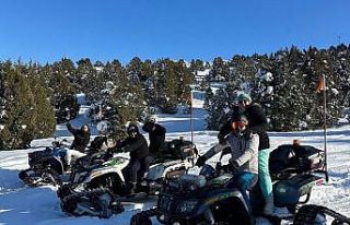 Ergan Dağı Kayak Merkezi’nde heyecan dorukta!...