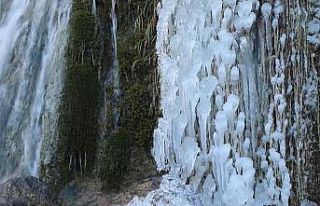 Erzincan 2025 yılının ilk günlerinde buz kesti