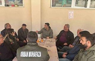 Erzincan’da orman ekipleri halkı bilgilendiriyor