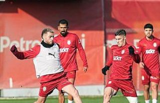 Galatasaray, Başakşehir maçı hazırlıklarını...