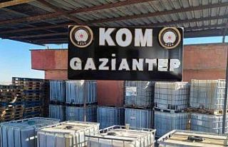 Gaziantep’te 15 bin litre kaçak akaryakıt ele...