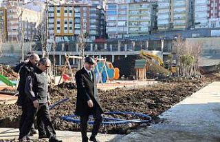 Giresun Millet Bahçesi Projesi inşaatı sürüyor