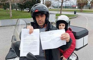 Gitmediği şehirden trafik cezası yediğini söyleyen...