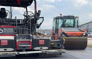 Gönen Sanayi esnafının yol çilesi sona erdi