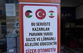 Gümüşhane’de otomobil servisinin gelirinin yarısı...