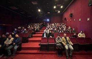 Hafızlık Kursu öğrencileri sinema etkinliğinde...