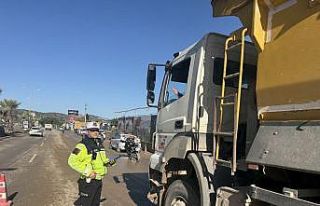 Hafriyat kamyonlarına ceza yağdı