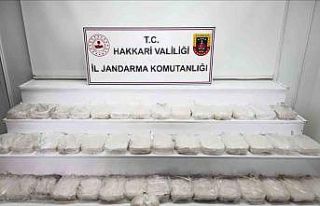 Hakkari’de 49 kilo metamfetamin ele geçirildi