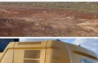 Hazine arazisindeki izinsiz kazıya jandarma baskını