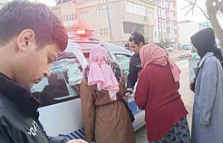 Hırsızlık için daire kapısını açmaya çalışan...