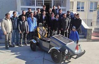 Hurda parçalar elektrikli araca dönüştü