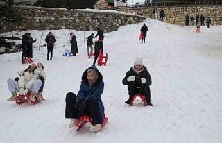 Ilgaz Dağı’nda yarıyıl tatili coşkusu