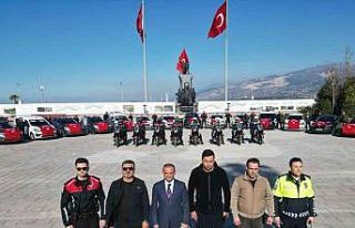 İskenderun Emniyeti’ne 23 araç takviyesi