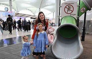 İstanbul Havalimanı’nda yarıyıl tatili yoğunluğu