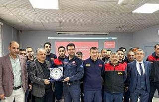 İtfaiye personeline baca yangınları eğitimi verildi