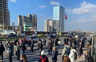 Kadıköy-Sabiha Gökçen Havalimanı metro hattında...