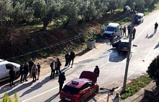 Kafa kafaya çarpıştılar, yaralı kurtuldu