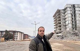 Kahramanmaraş’ta ağır hasarlı binaların yıkımı...