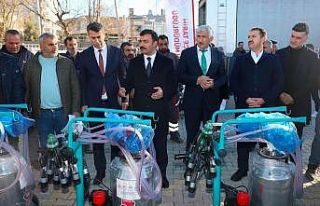 Kahta’da üreticilere yüzde 70 hibeli tarım makineleri...